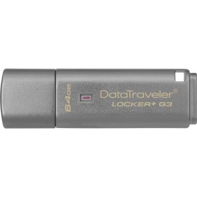USB флеш накопичувач Kingston 64Gb DataTraveler Locker+ G3 USB 3.0 (DTLPG3/64GB) - зображення 1