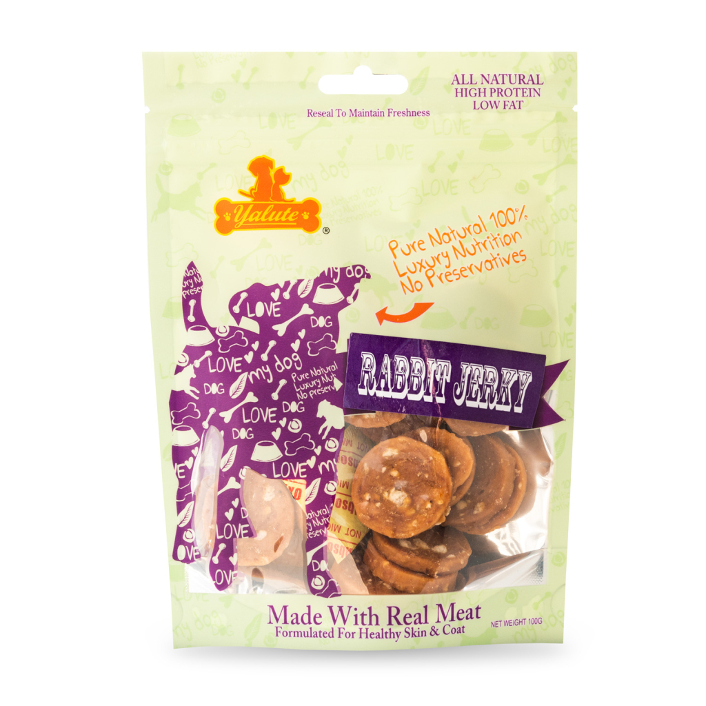 Ласощі для собак Yalute Rabbit and Banana Chips 100 г (кролик та банан) (4820261920567) - зображення 1