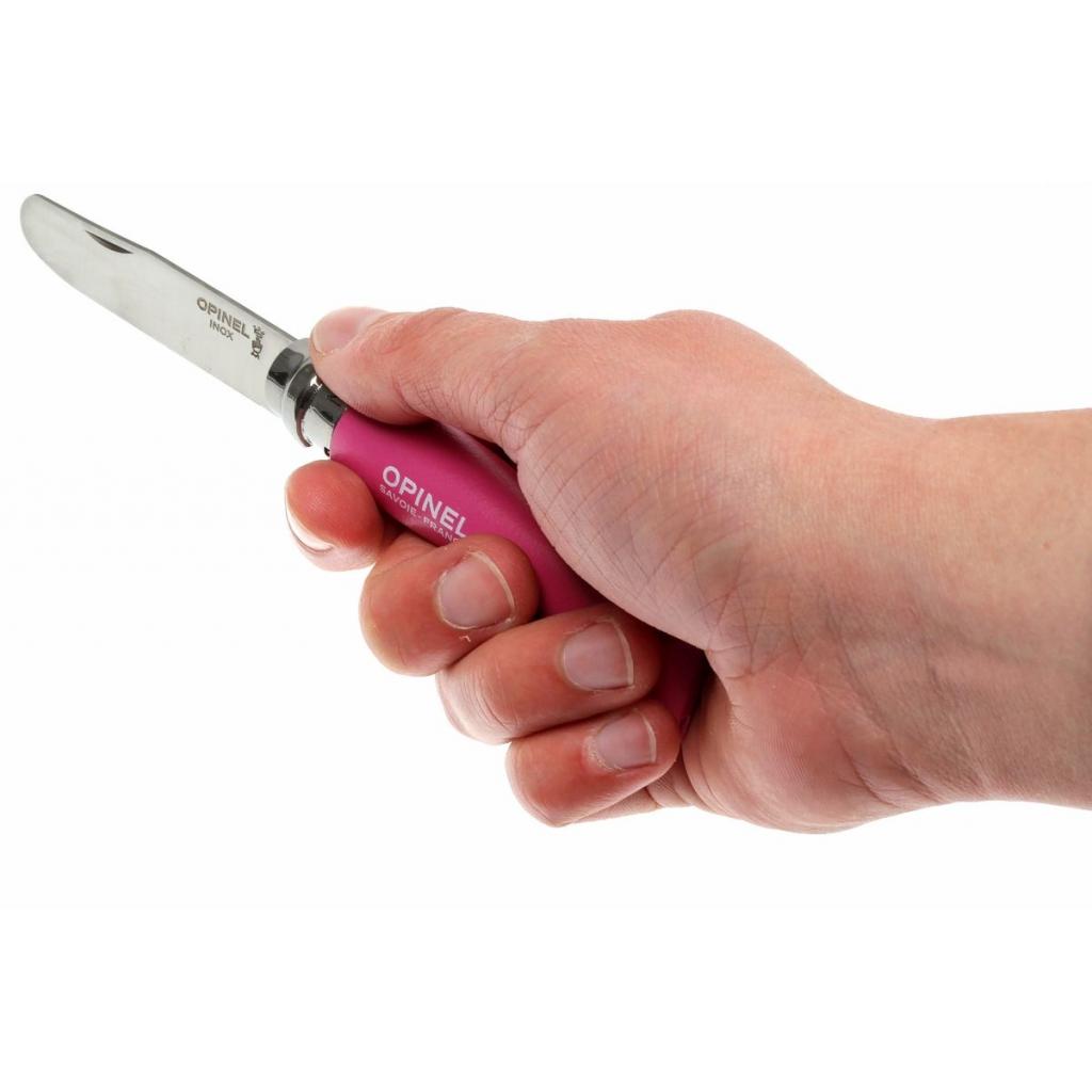 Ніж Opinel №7 "My First Opinel" pink (001699) - зображення 5