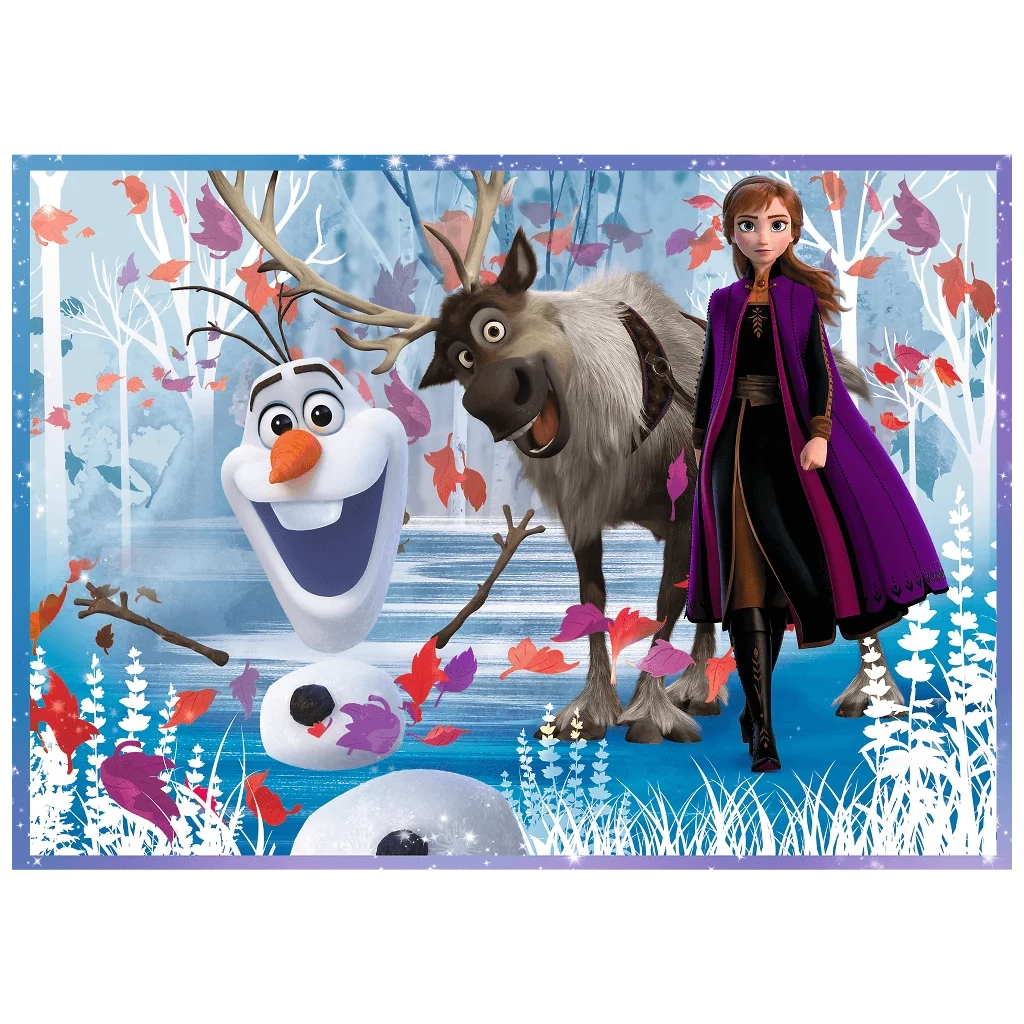 Пазл Trefl Frozen Подорож у невідоме 4 in 1 (35, 48, 54, 70) елемента (5900511343236) - изображение 3