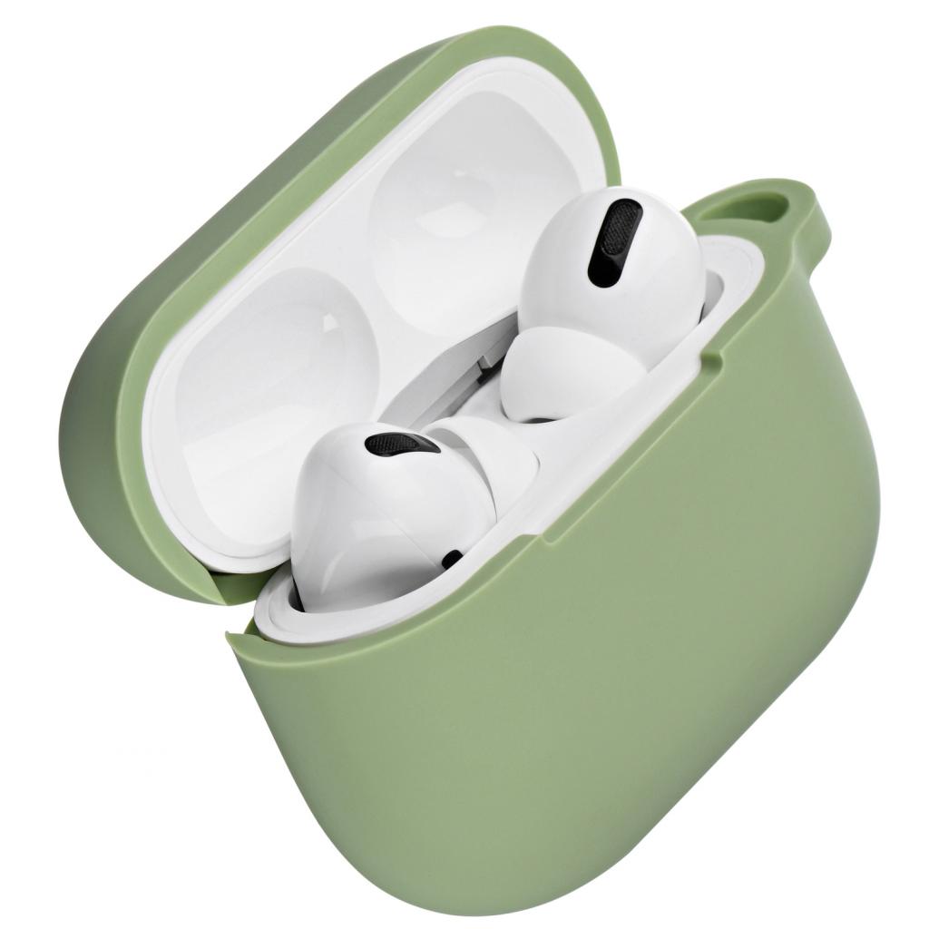 Чохол для навушників 2E для Apple AirPods Pro Pure Color Silicone 2.5 мм Light green (2E-PODSPR-IBPCS-2.5-LGR) - зображення 2