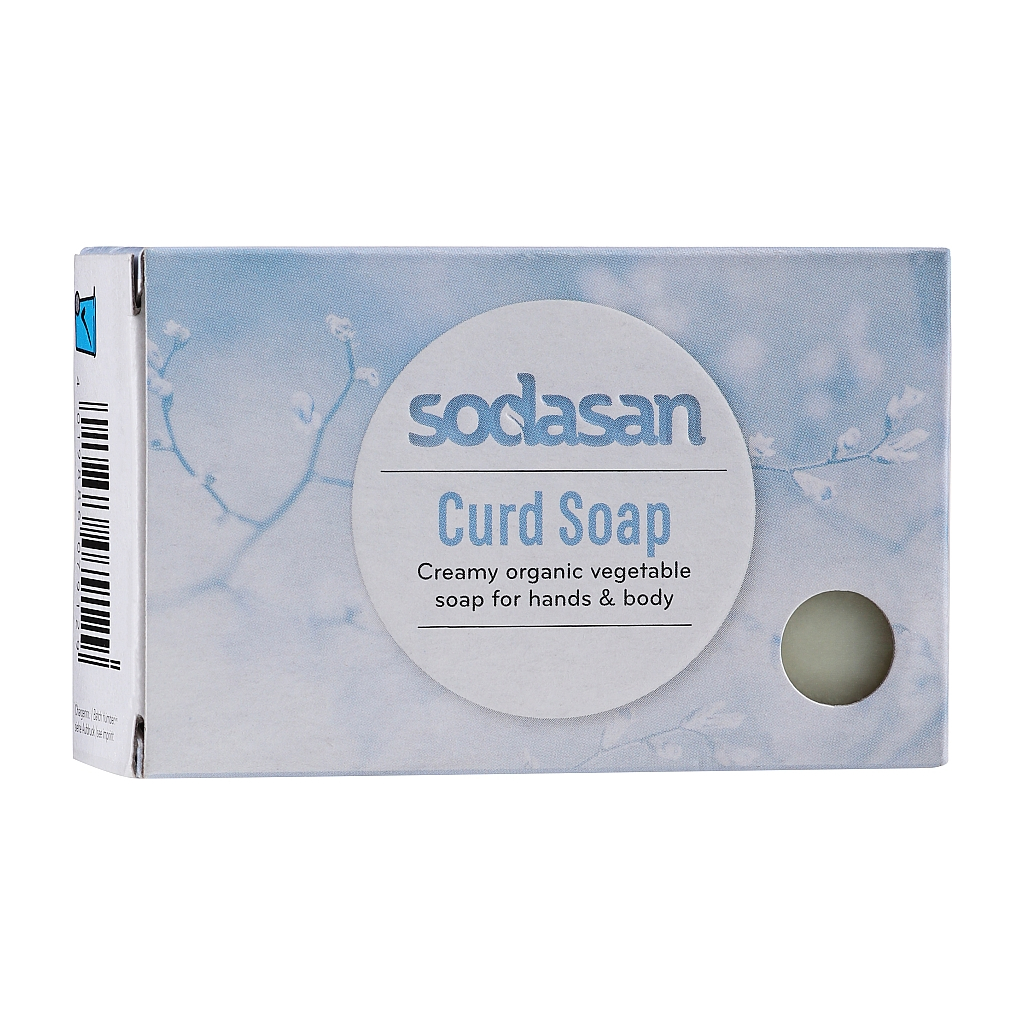 Тверде мило Sodasan органічне для чутливої шкіри Неароматизоване 100 г (4019886079129) - зображення 1