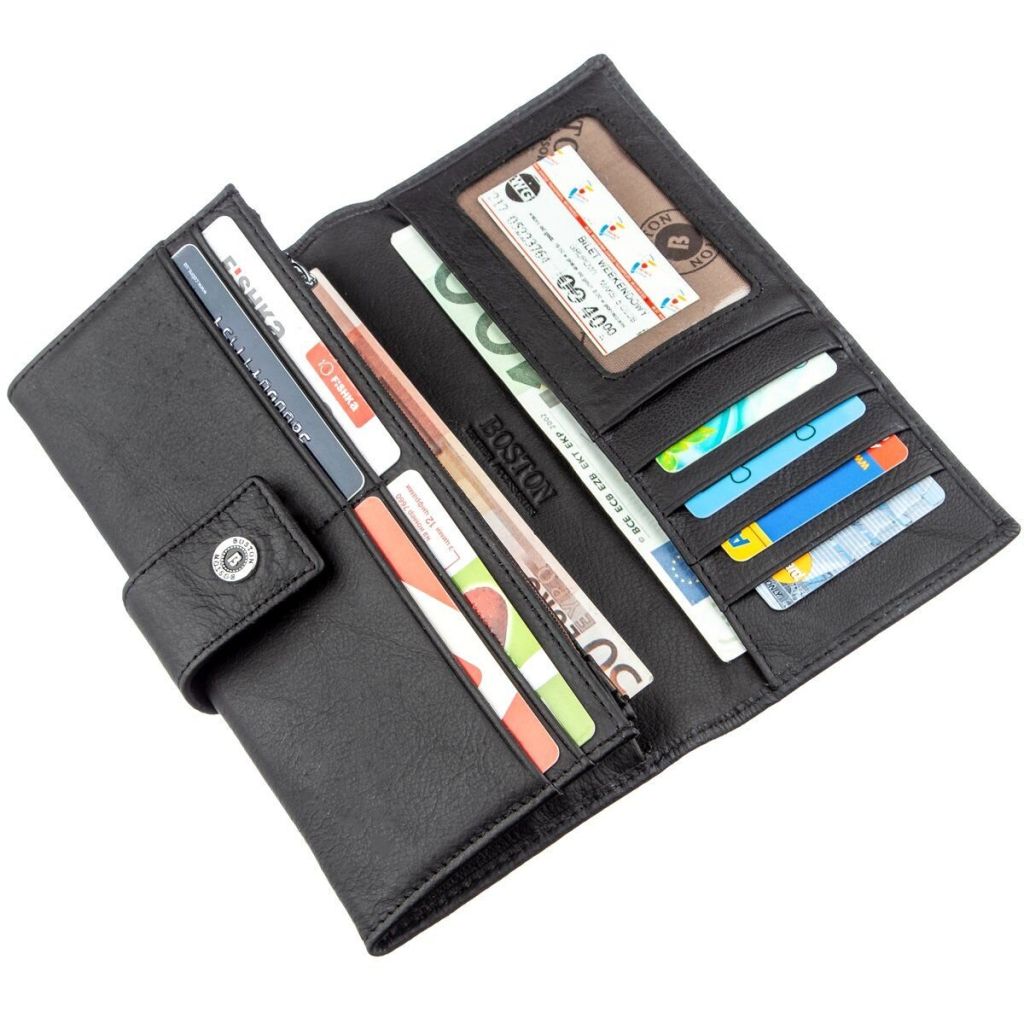 Гаманець Boston З монетницею на блискавці Чорний (18849) - зображення 6