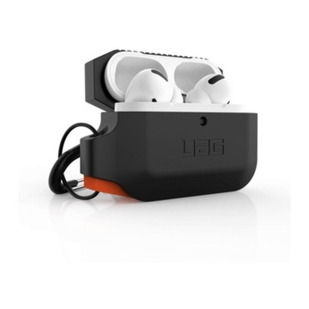Чохол для навушників UAG для Airpods Pro Silicone Black/Orange (10225K114097) - зображення 6