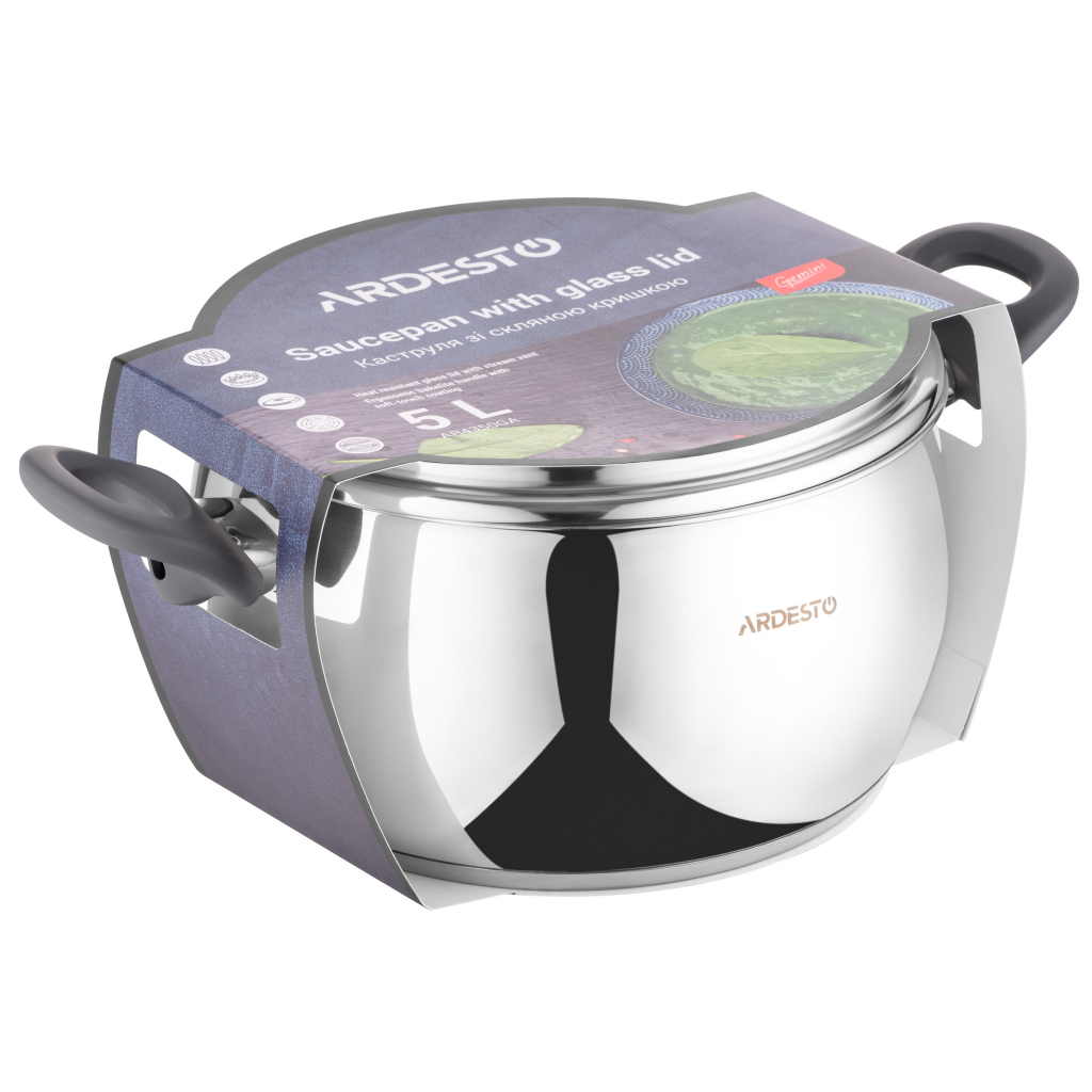 Каструля Ardesto Gemini Cremona 5.0 л (AR4350GA) - зображення 4