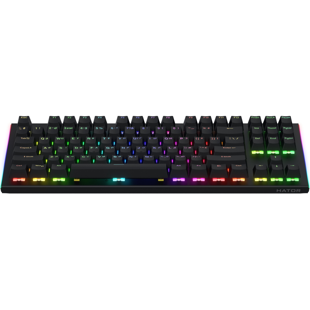 Клавіатура Hator Gravity X TKL Orange USB Black (HTK550UA) - зображення 3