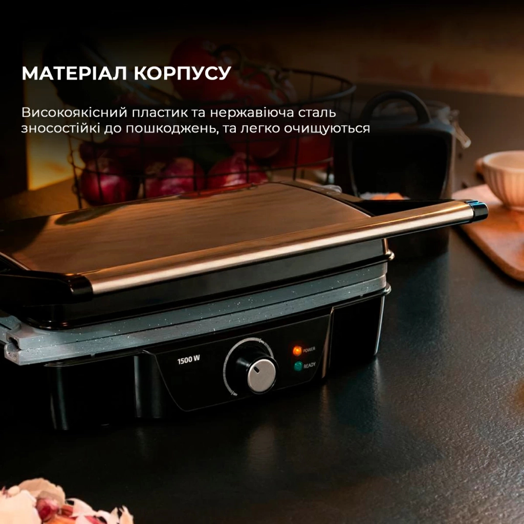 Електрогриль Cecotec RocknGrill 1500 Stone Ceramic Mix&Grill (CCTC-03194) - зображення 11