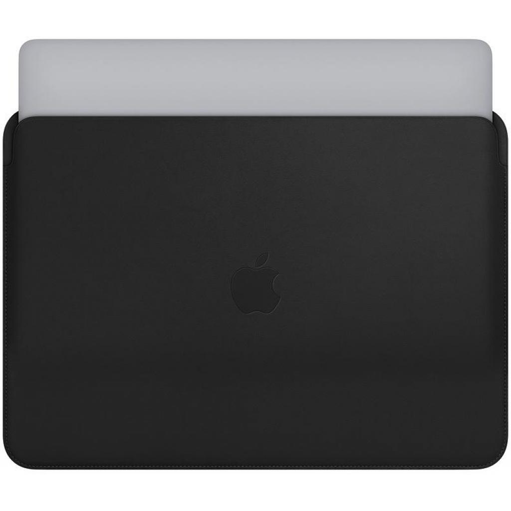 Чохол до ноутбука Apple 13" MacBook Pro, Leather Sleeve, Black (MTEH2ZM/A) - зображення 5