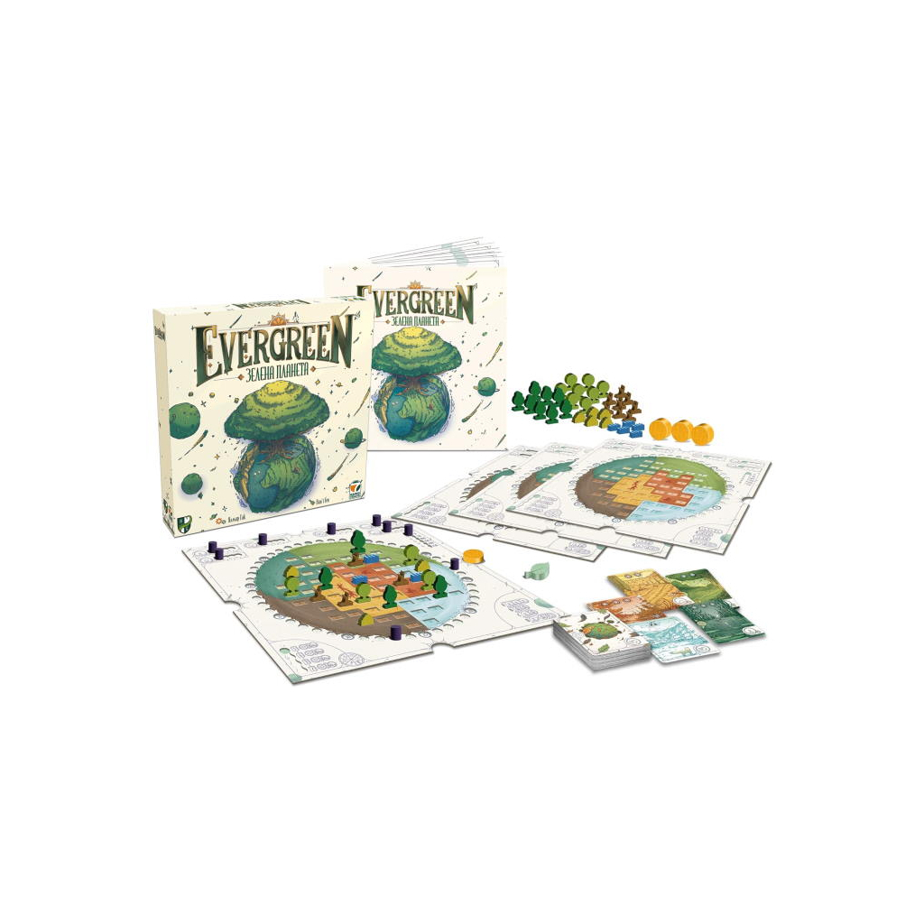 Настільна гра Games 7 Days Evergreen. Зелена планета (Evergreen) (укр.) (EVG001UA) - изображение 11