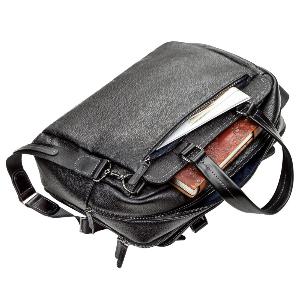 Сумка Shvigel Шкіряна Чорна (11123) - зображення 9