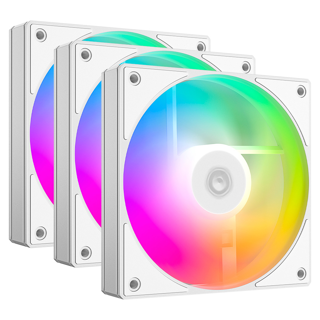 Кулер до корпусу ID-Cooling AS-120-ARGB-W TRIO - зображення 1