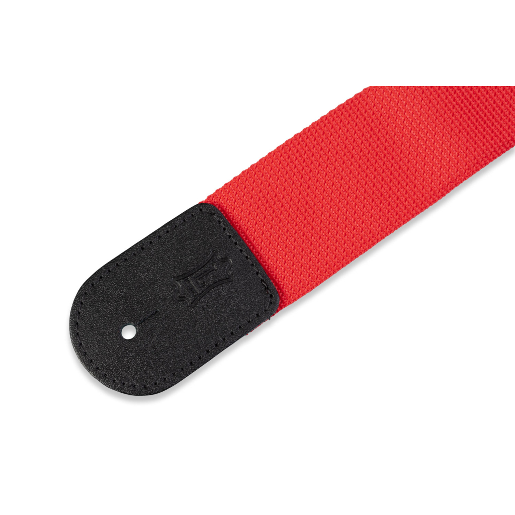 Ремінь для гітари Levy's Classics Series Polypropylene Guitar Strap Red (M8POLY-RED) - зображення 2