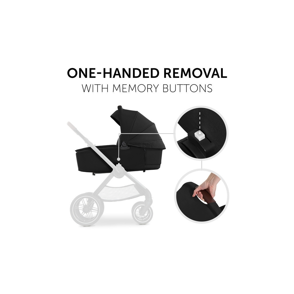 Коляска Hauck 2 в 1 Walk N Care Air (Black) (16547-8) - зображення 10