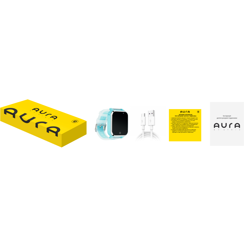 Смарт-годинник AURA A1 WIFI Green (KWAA1WFG) - зображення 5