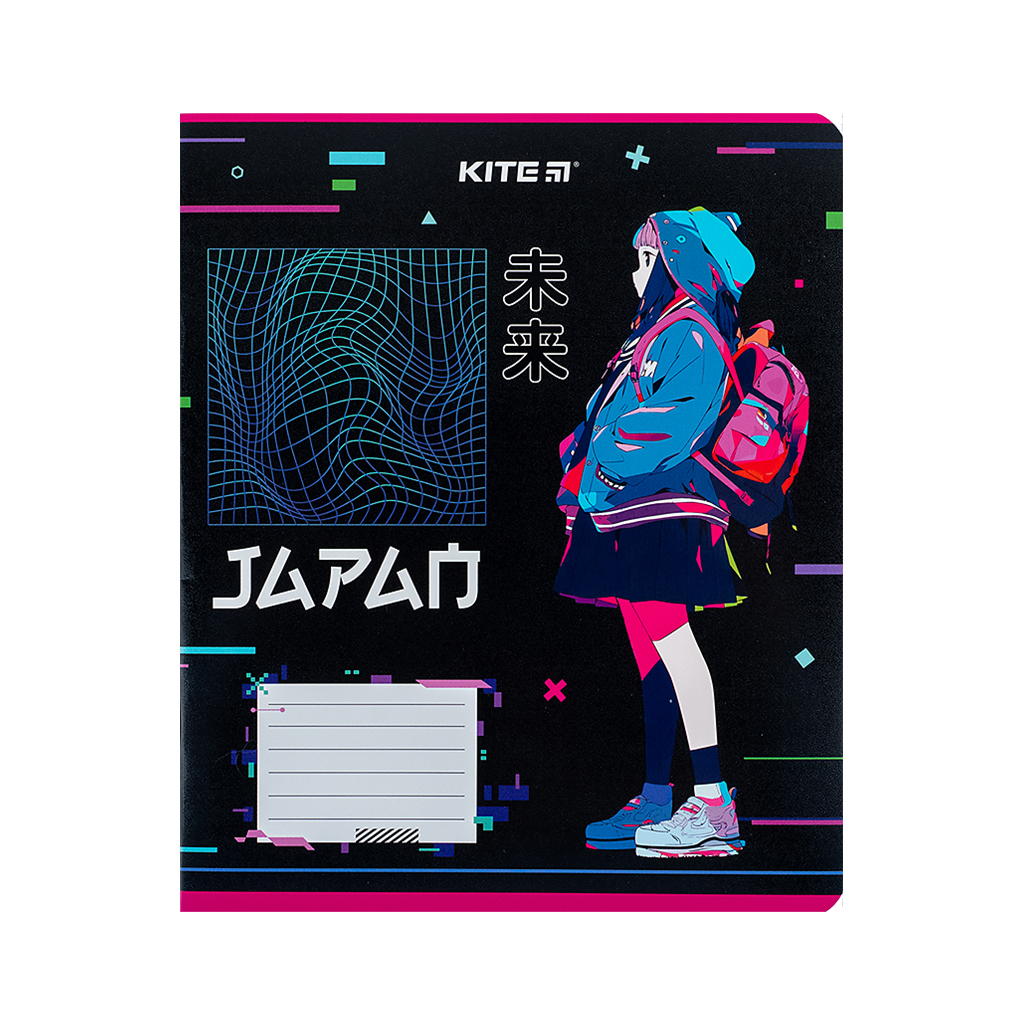 Зошит Kite Anime 12 аркушів, лінія (K24-234-1) - зображення 6