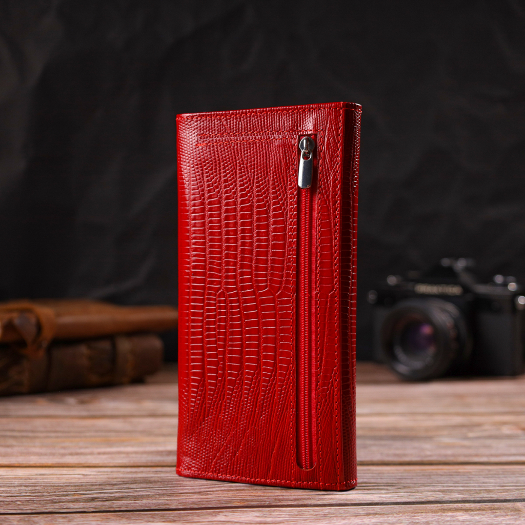 Гаманець Canpellini З натуральної шкіри Червоний (21823) - зображення 9