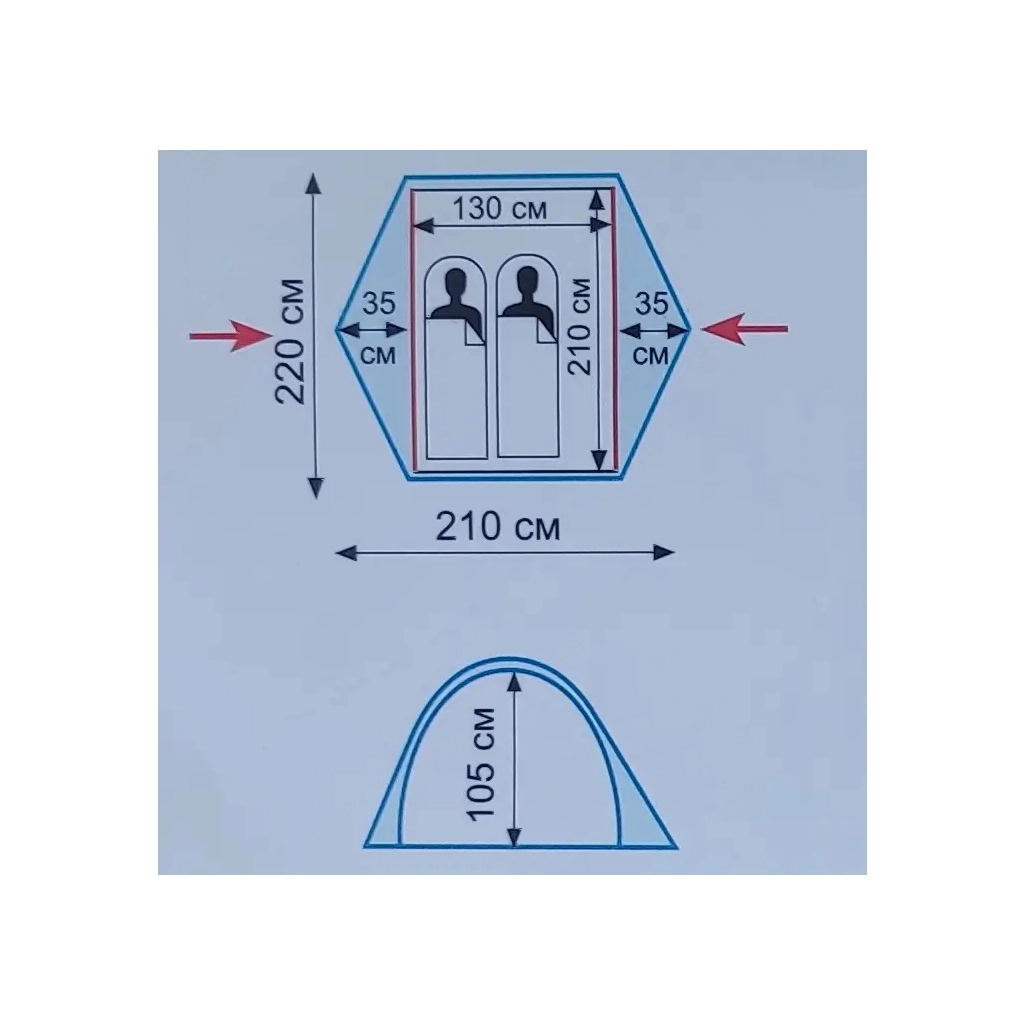 Намет Tramp Quick 2 (v2) Green (UTRT-096) - зображення 2