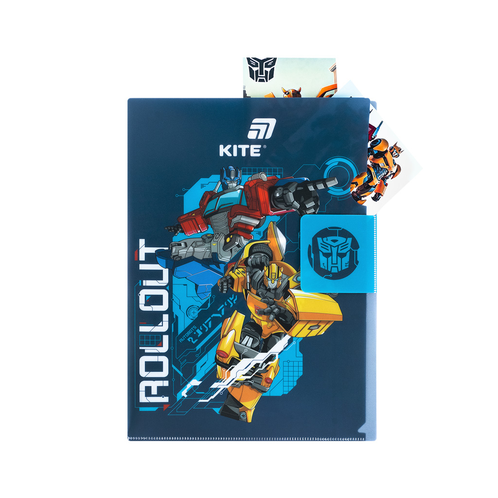 Папка - куточок Kite із клапаном A4 Transformers (TF25-248) - изображение 4