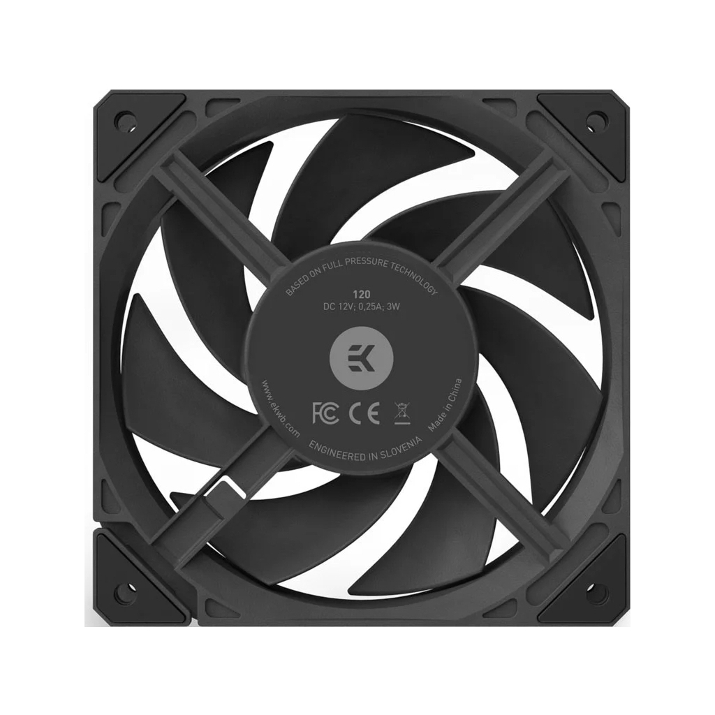 Кулер до корпусу Ekwb EK-Loop Fan FPT 120 - Black (550-2300rpm) (3831109900000) - зображення 2