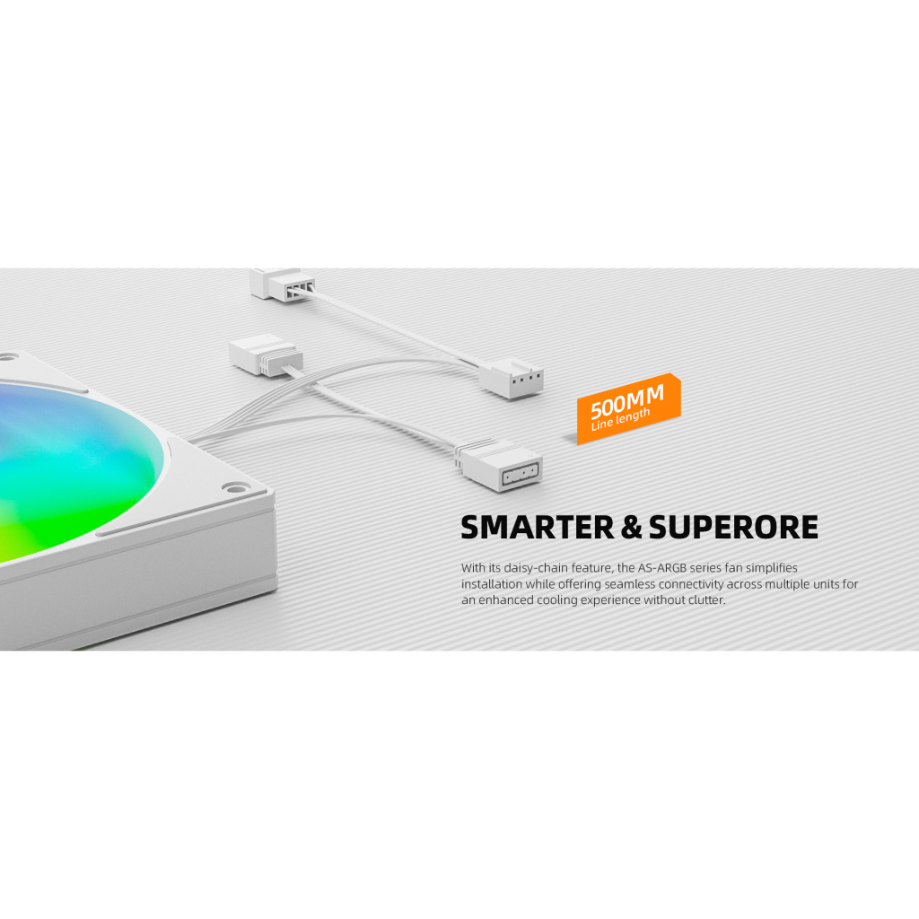 Кулер до корпусу ID-Cooling AS-120-ARGB-W - зображення 11