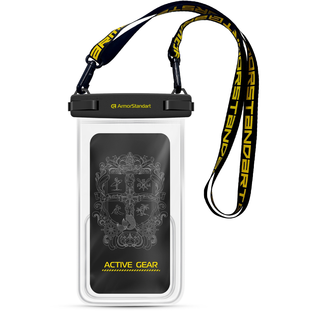 Чохол до мобільного телефона Armorstandart Waterproof Сapsule Double Pockets Black (ARM84415) - зображення 1
