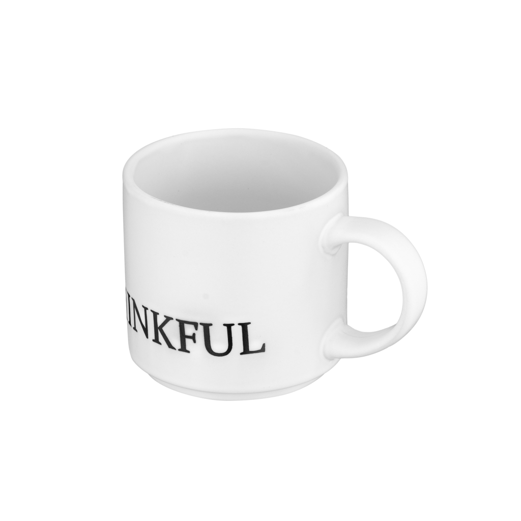 Чашка Ardesto Thinkful, 420мл, кераміка, білий (AR3043W) - зображення 4