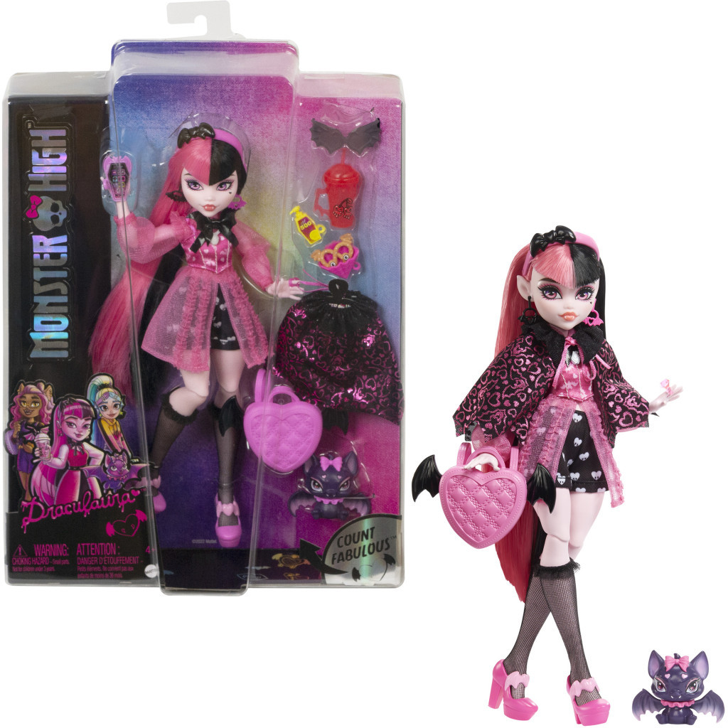 Лялька Monster High Монстро-класика Дракулора (HHK51) - зображення 9