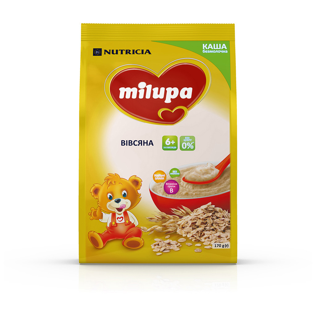 Дитяча каша Milupa безмолочна Вівсяна 170 г (5900852930089) - изображение 8