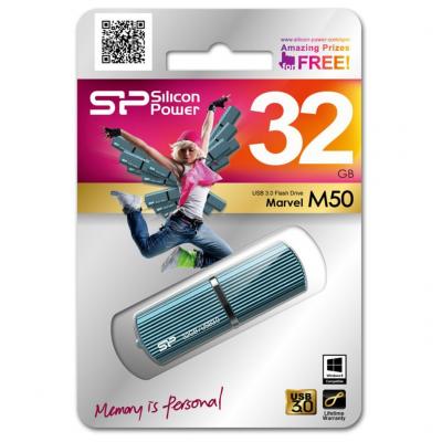 USB флеш накопичувач Silicon Power 32GB MARVEL M50 USB 3.0 (SP032GBUF3M50V1B) - зображення 3