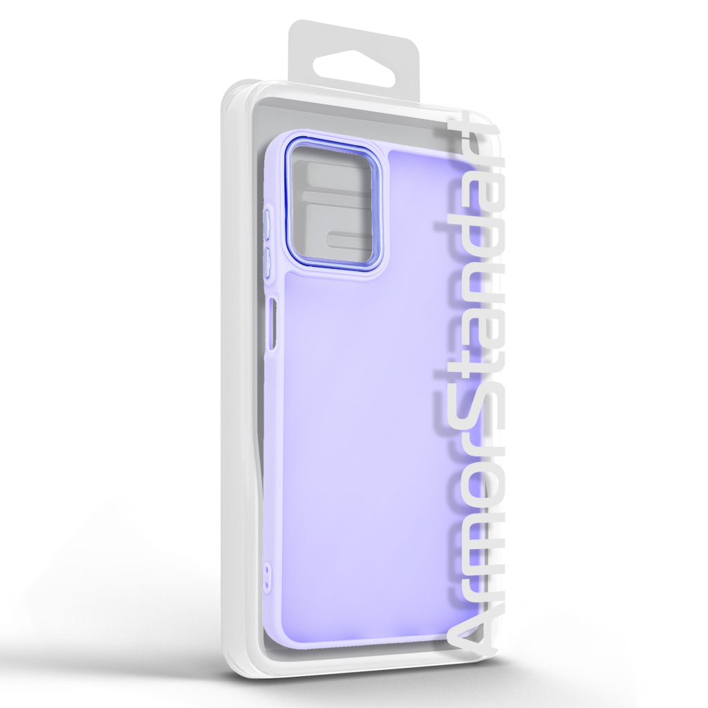 Чохол до мобільного телефона Armorstandart Frame Samsung A07 4G Violet (ARM87010) - зображення 3