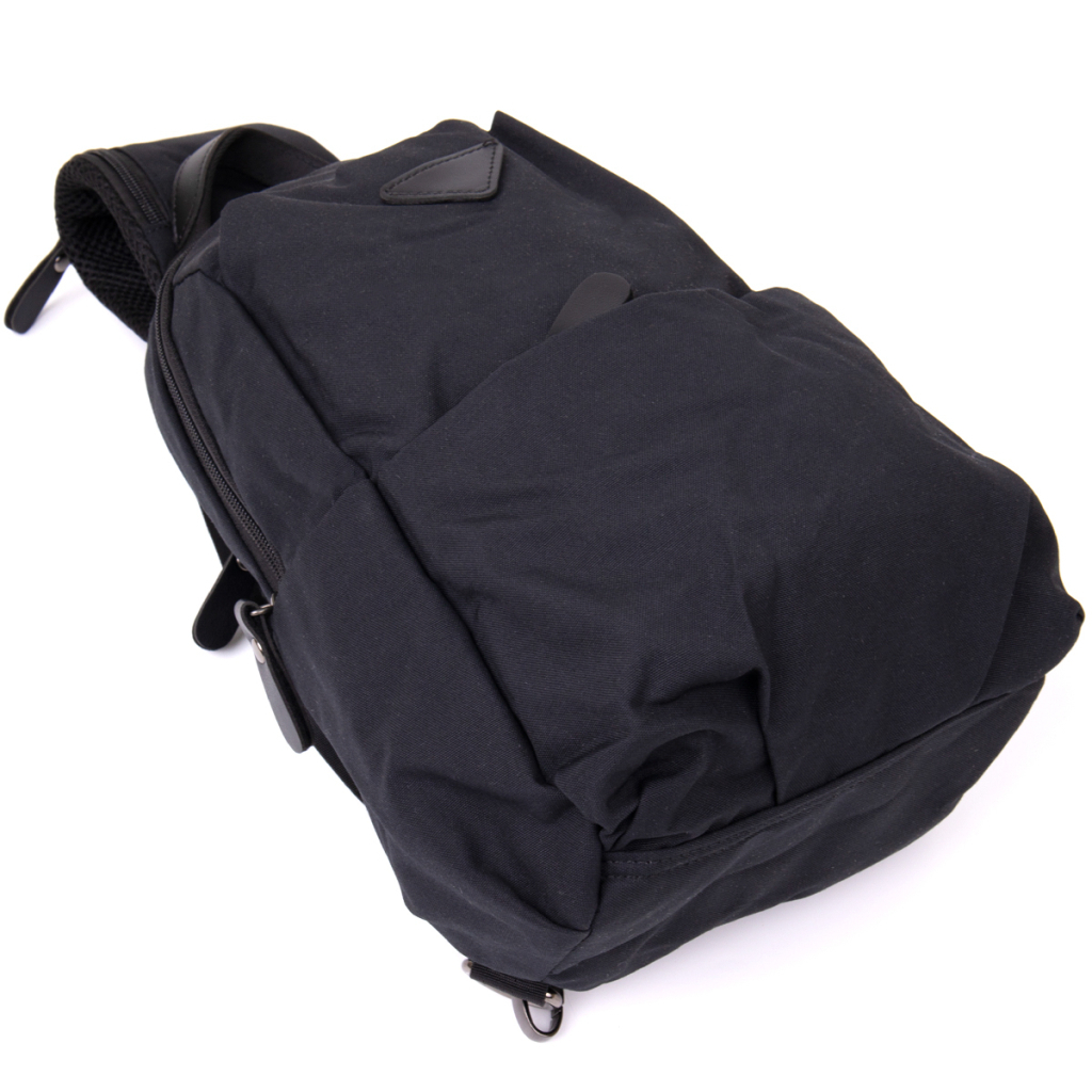 Сумка Vintage Через плече нейлон Чорна (20632) - зображення 4