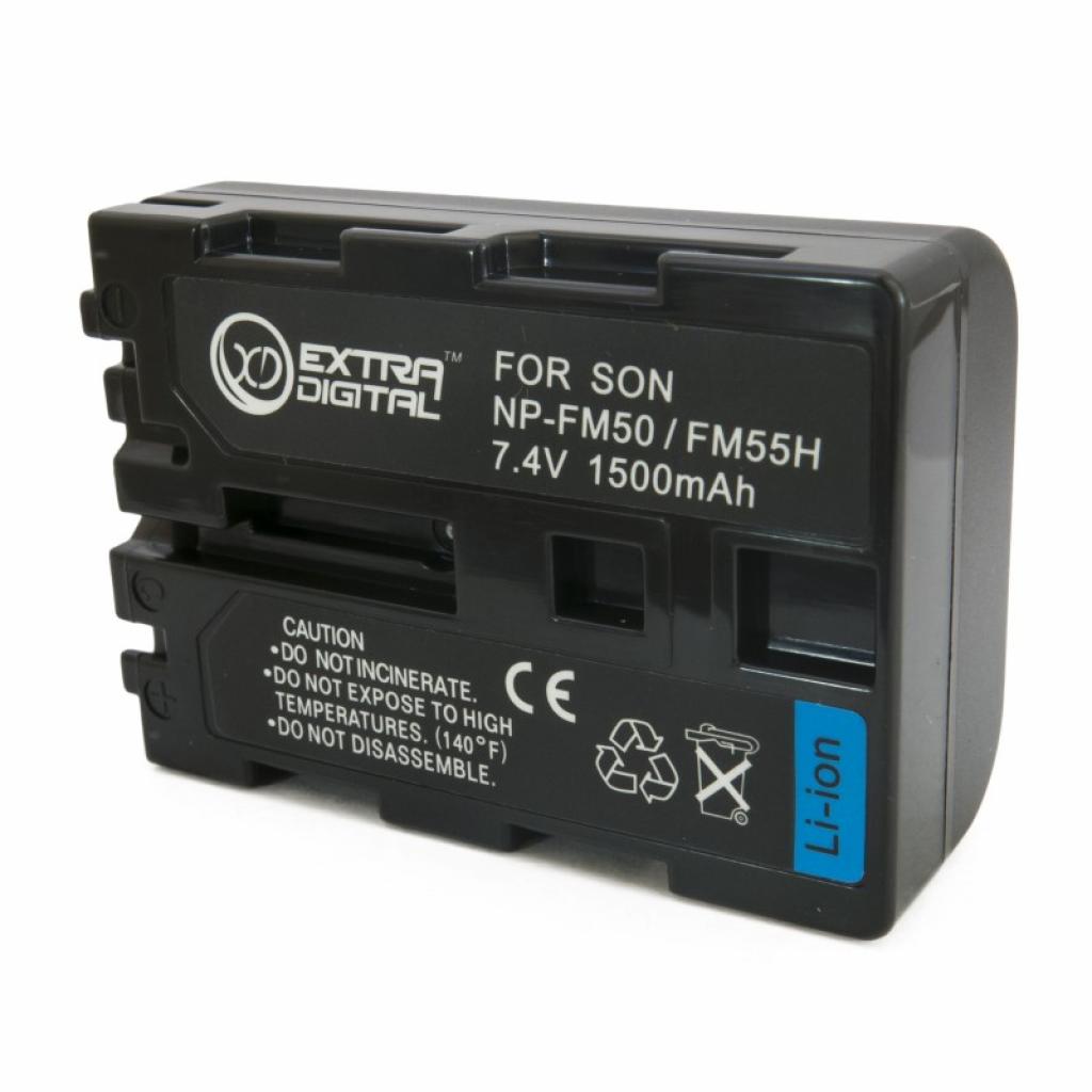 Акумулятор до фото/відео Extradigital Sony NP-FM50 (BDS2663) - зображення 2