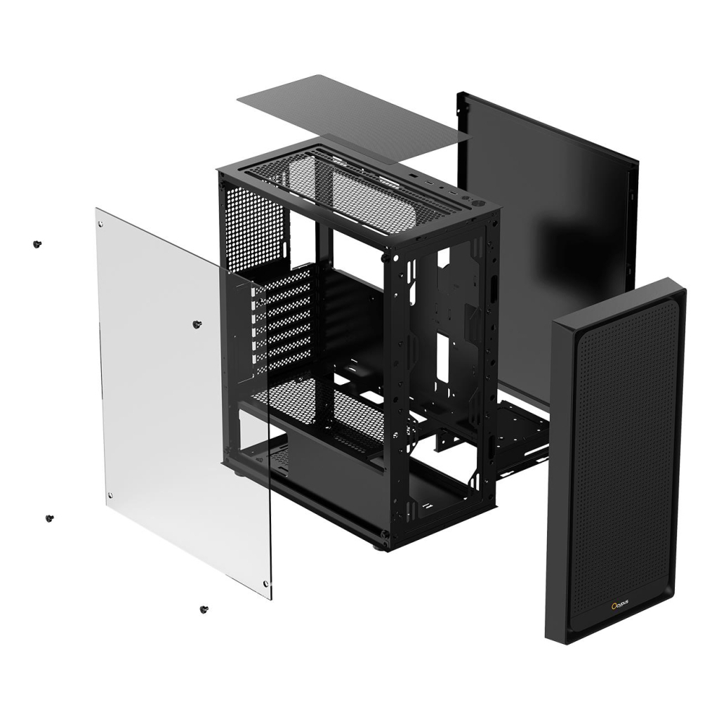 Корпус для ПК OCYPUS GAMMA C50 BK (GAMMA-C50-BKG000XX-GL) - зображення 8