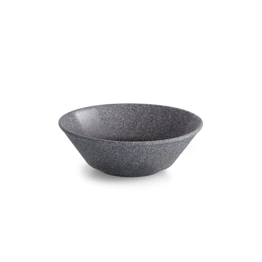 Салатник G.Benedikt Granit матове глазурування 15 см 450 мл Темно-сірий (G4Y1415) - зображення 1