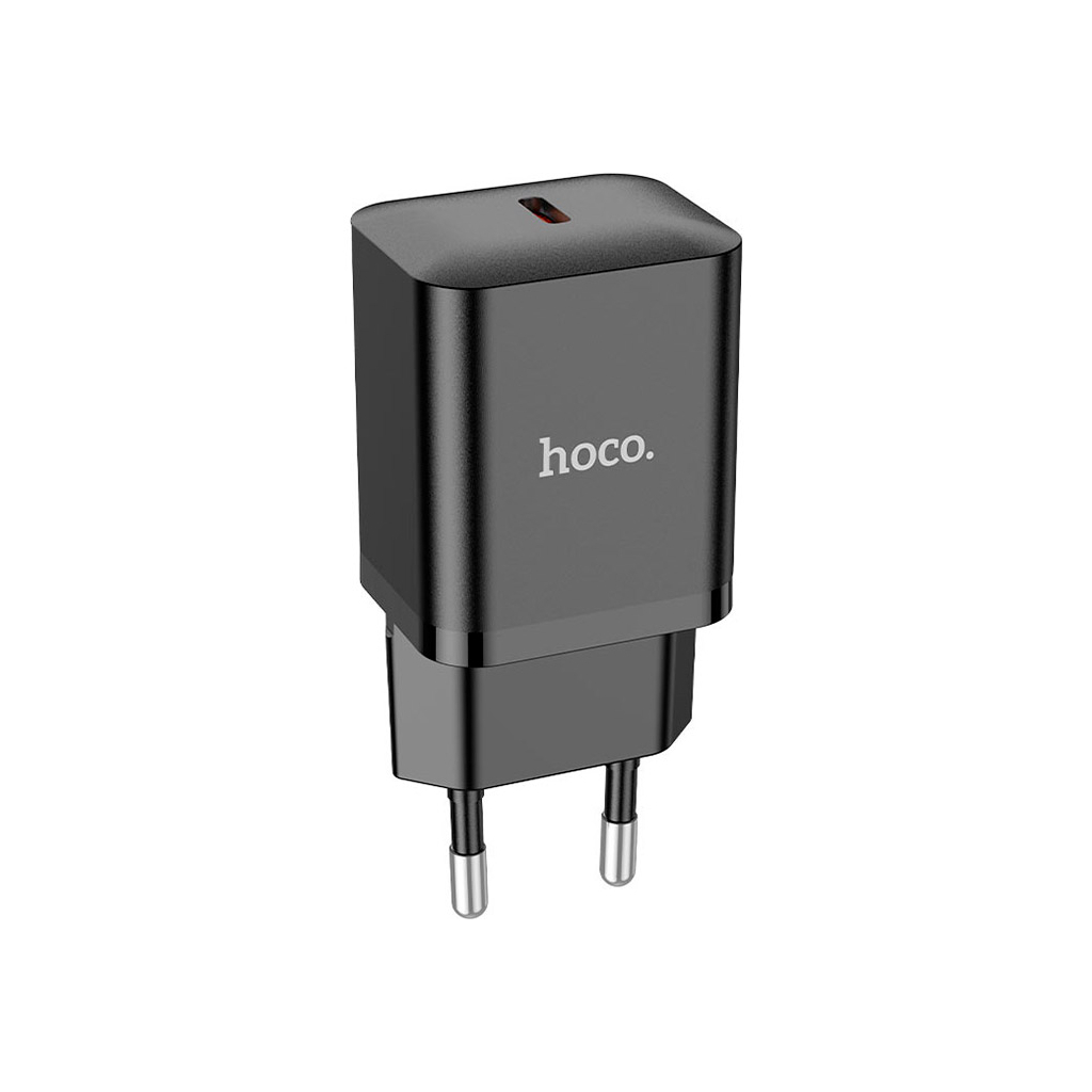 Зарядний пристрій HOCO N27 Innovative USB-C PD20W Black (6931474783448) - зображення 4
