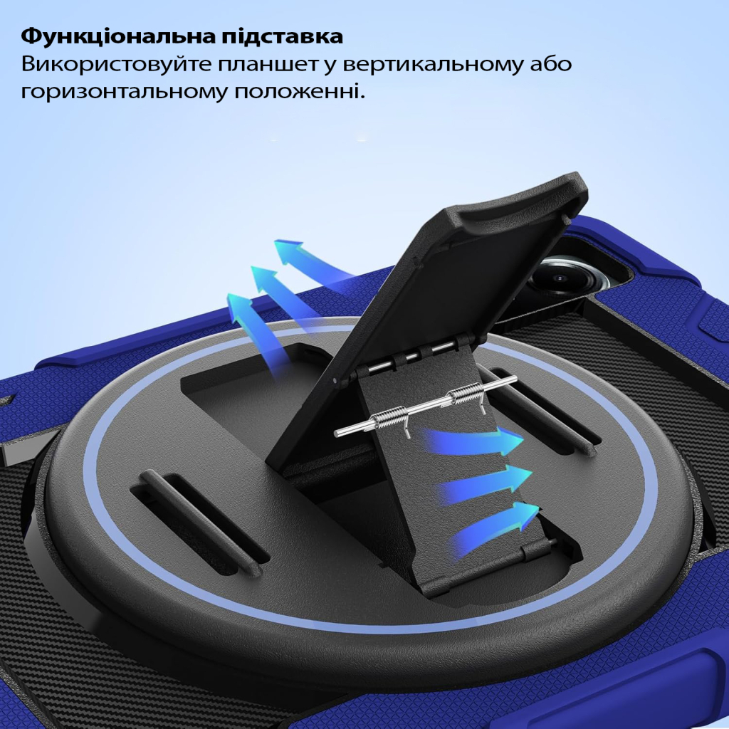 Чохол до планшета BeCover Horizontal handle Xiaomi Redmi Pad 2 11.0" Deep Blue (714567) - зображення 3