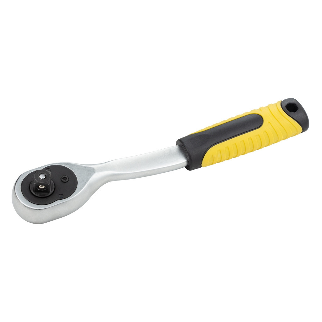 Тріскачка Sigma із вигнутою ручкою 3/8" 200мм 72T CrV (6050081) - зображення 4