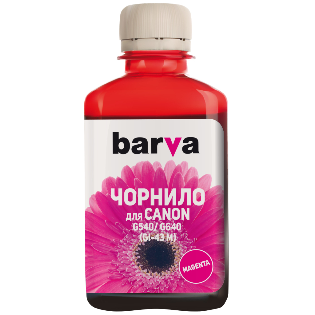Чорнило Barva Canon GI-43 180 мл, magenta (CGI43-849) - зображення 1