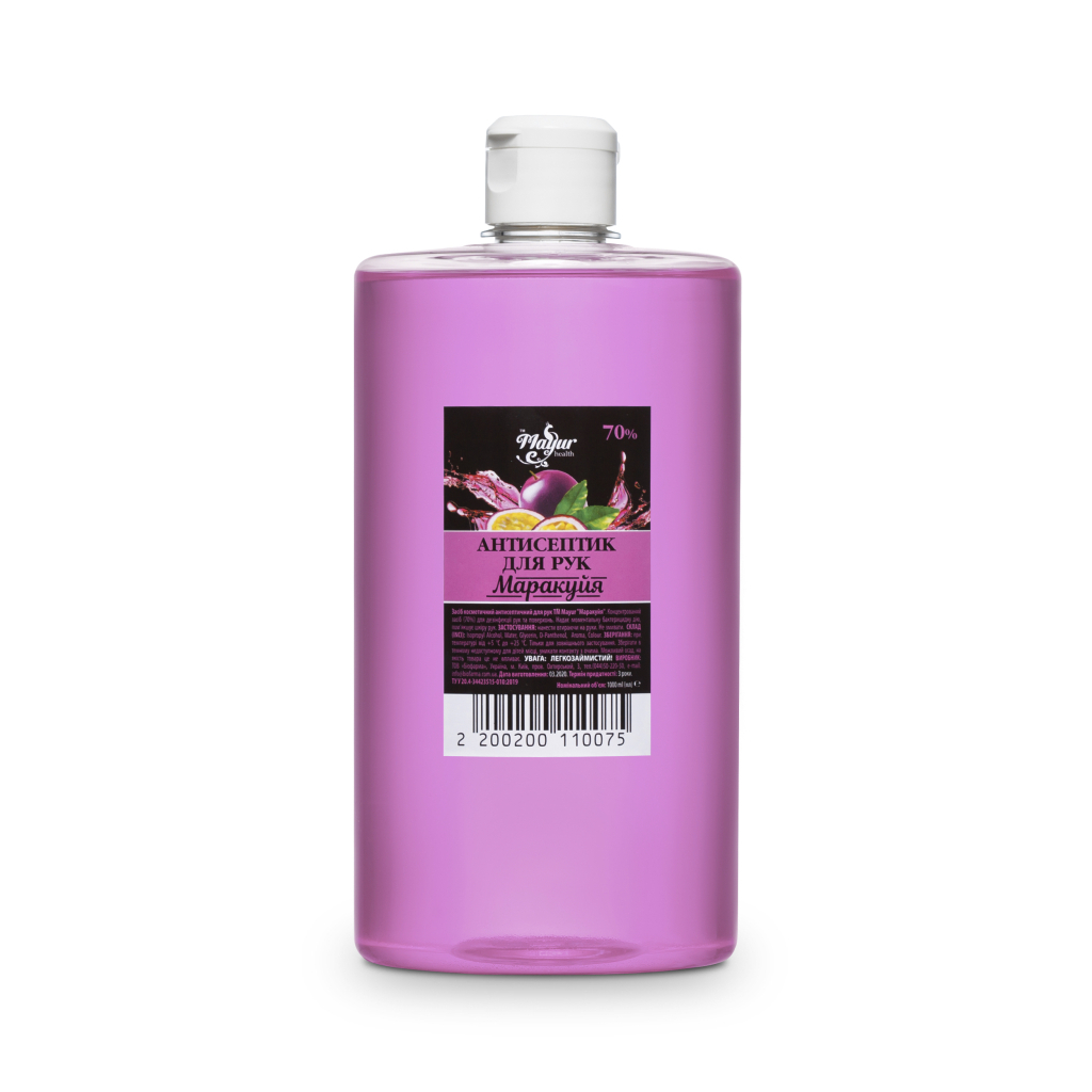 Антисептик для рук Mayur Маракуя 1 л (2200200110075) - зображення 1