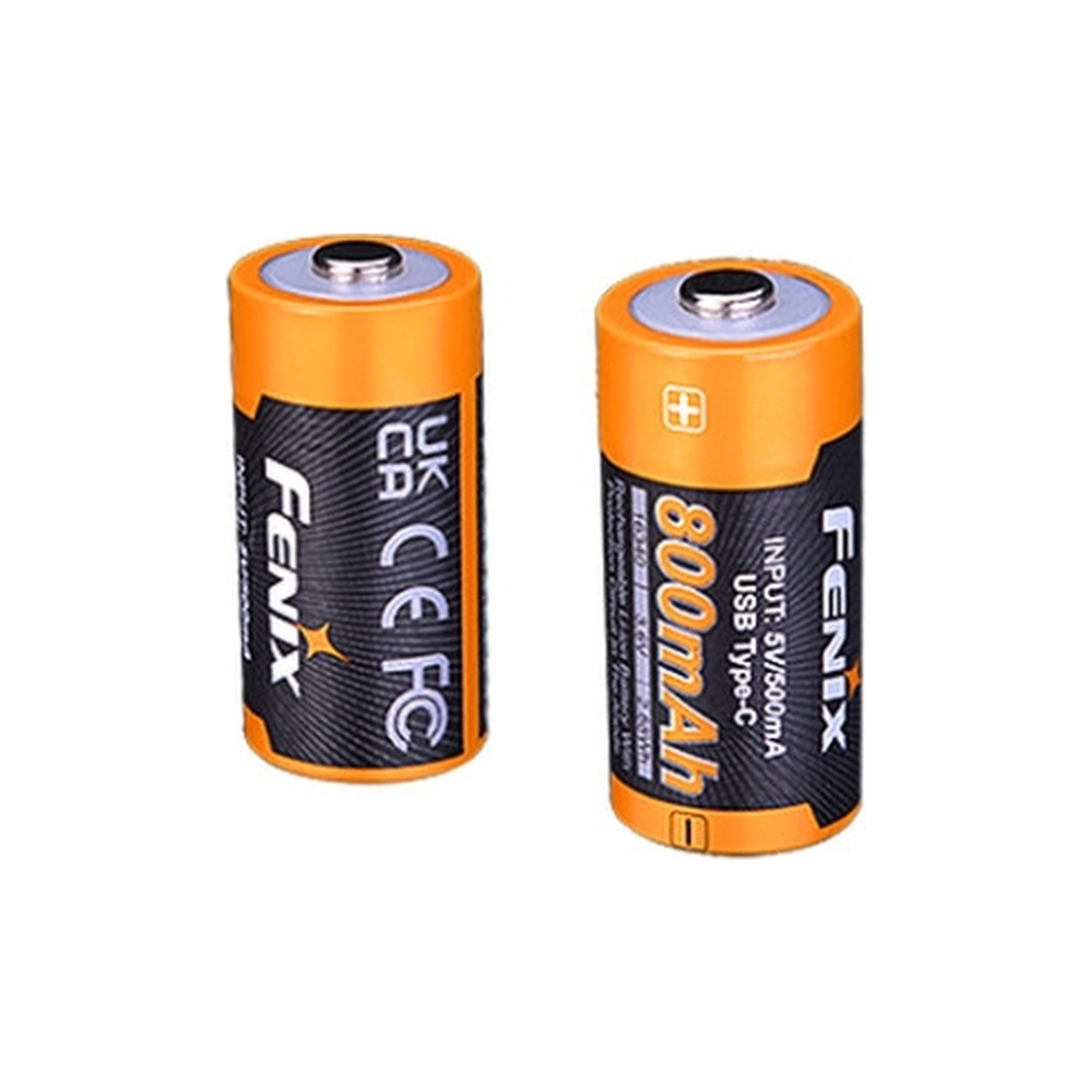 Акумулятор Fenix 16340 (800 UP mAh) Type-C (ARB-L16-800UP) - зображення 2