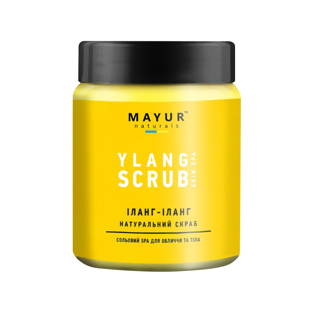 Скраб для тіла Mayur сольовий Іланг-Іланг і Лимон 250 мл (4820189560692) - зображення 1