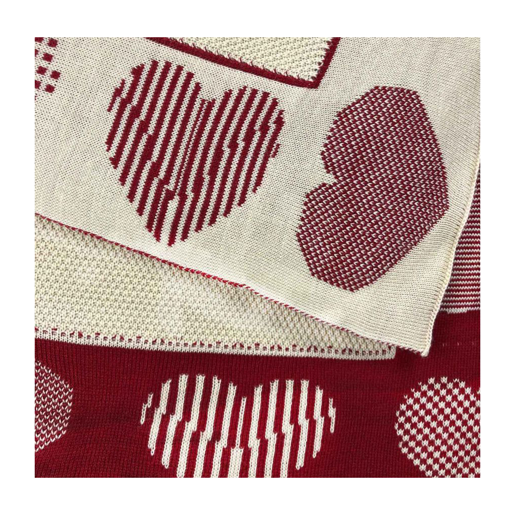 Плед Прованс в'язаний Серця 100х150 см (4823093436794) - зображення 3