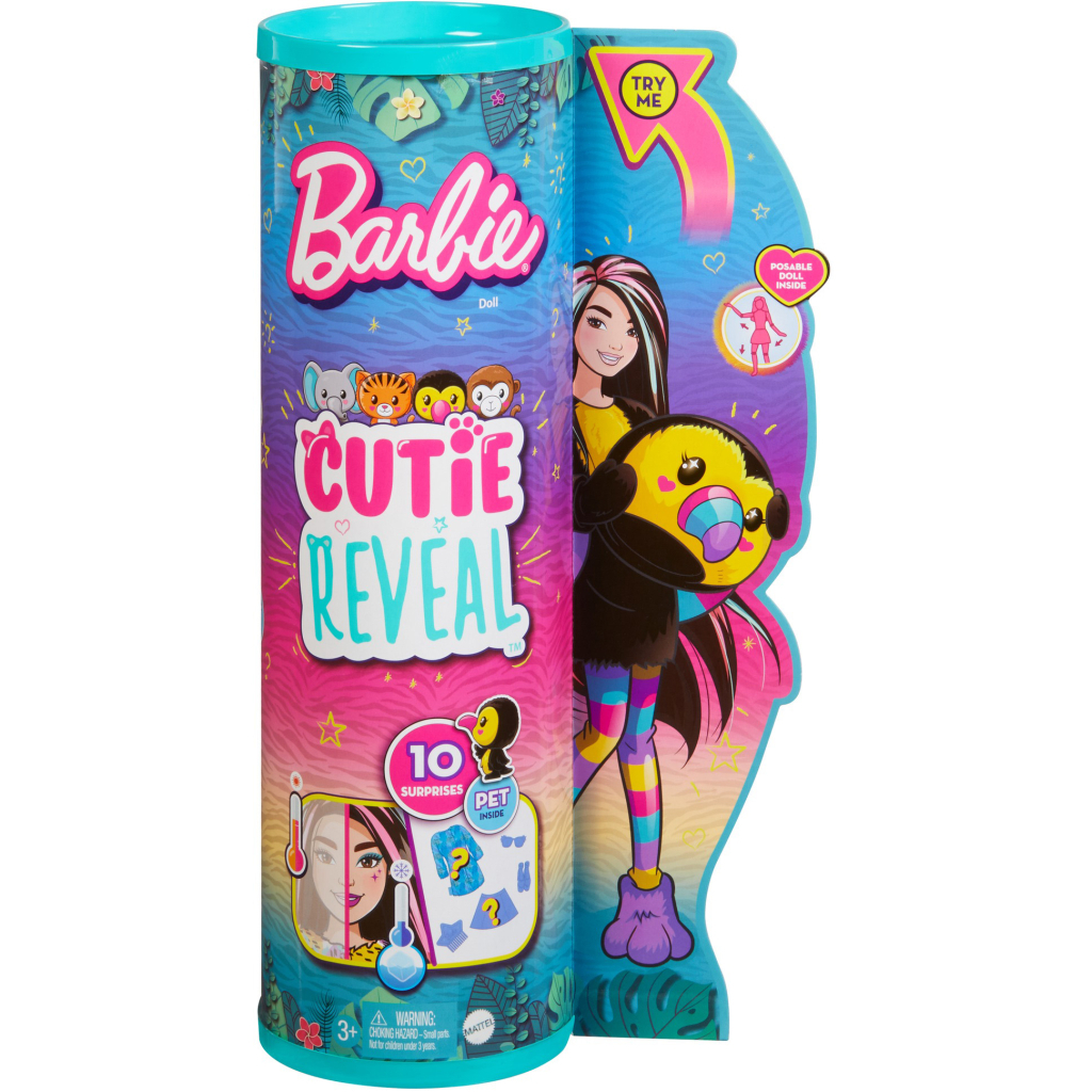 Лялька Barbie Cutie Reveal Друзі з джунглів Тукан (HKR00) - зображення 1