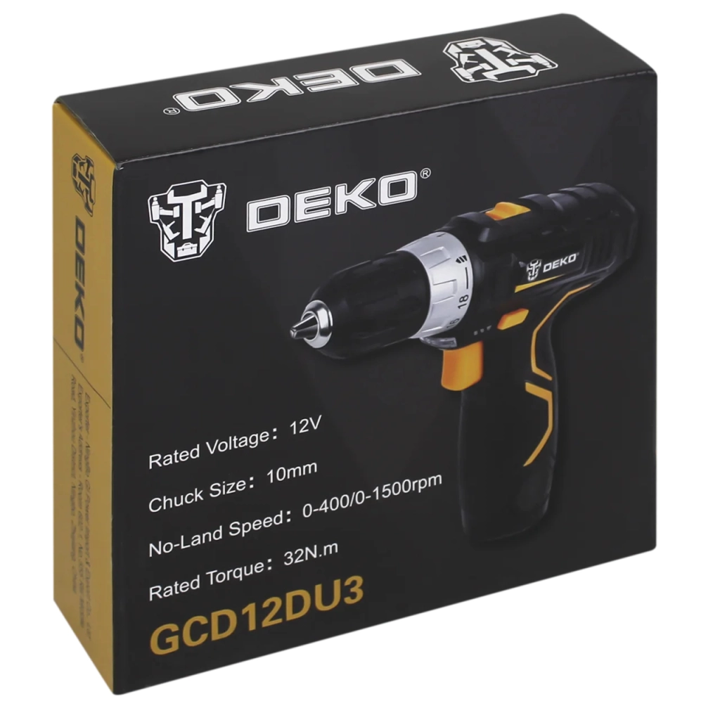 Шуруповерт Deko GCD12DU3-S1 - зображення 8