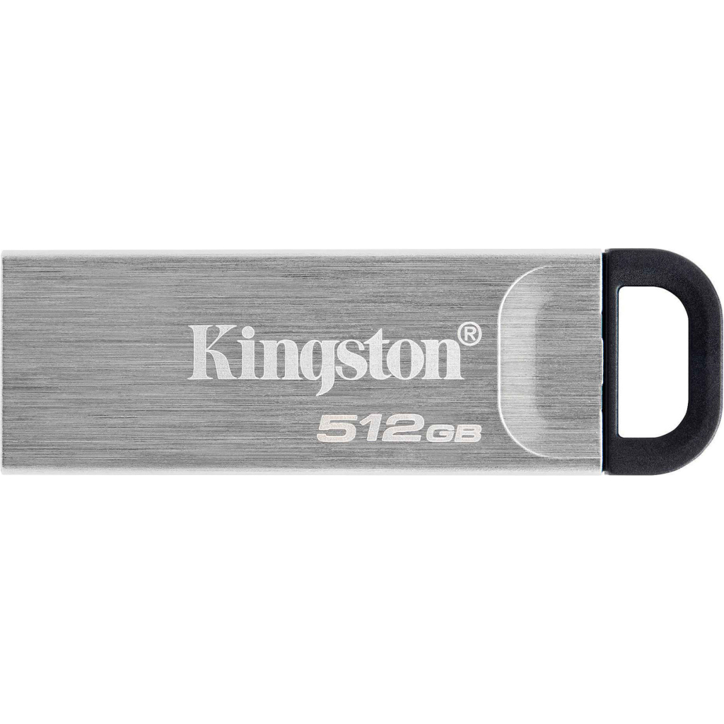 USB флеш накопичувач Kingston 512GB DataTraveler Kyson Silver/Black USB 3.2 (DTKN/512GB) - зображення 2