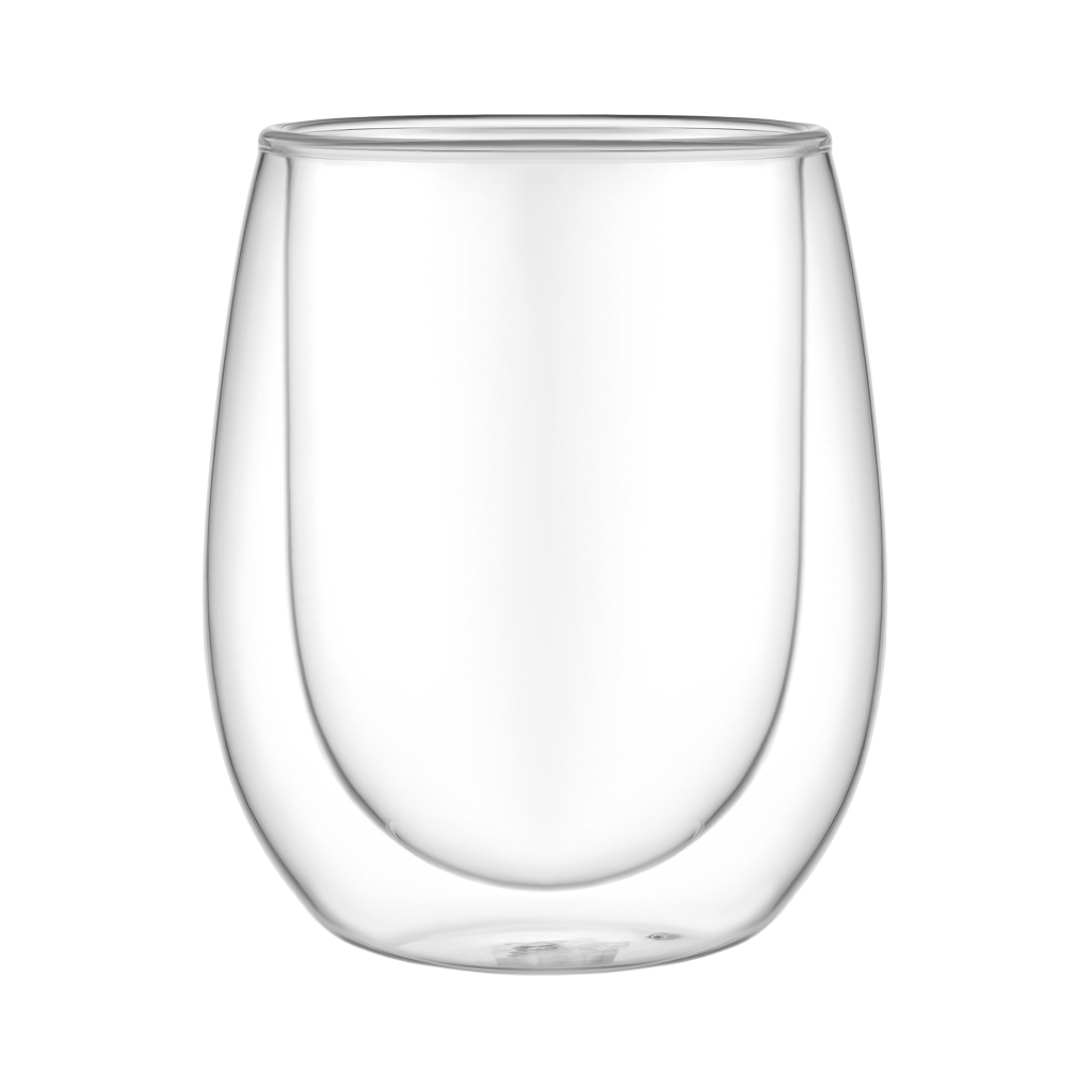 Набір склянок Ardesto з подвійними стінками BW 350 мл 2 шт прозорий (AR2635BW) - зображення 3