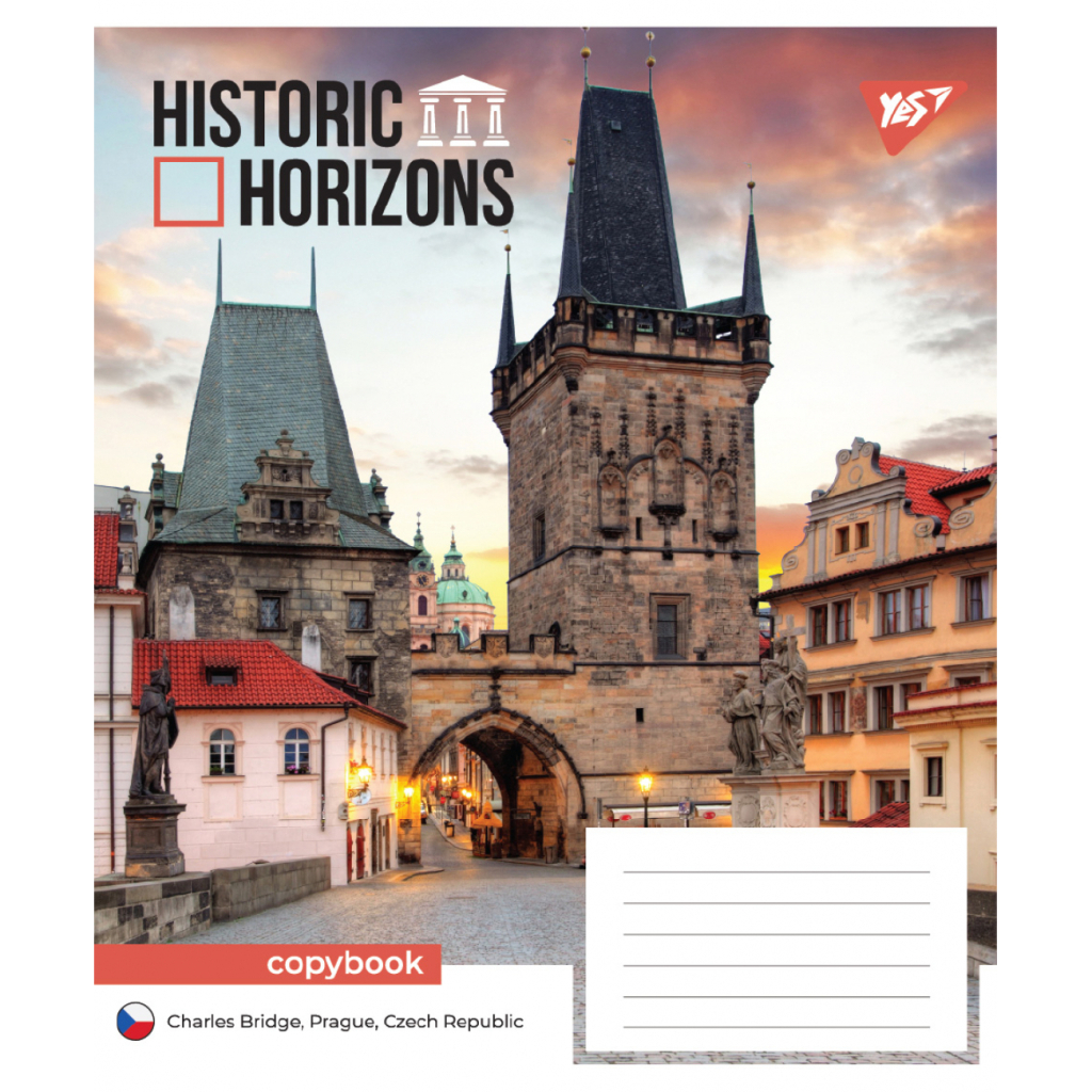 Зошит Yes Historic Horizons А5 96 аркушів клітинка (767889) - зображення 2