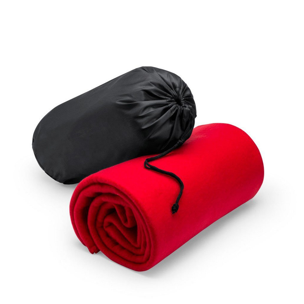 Плед Voyager флісовий Voyager в сумці-чохлі 150 x 120 см Червоний (V7822-05) - зображення 2