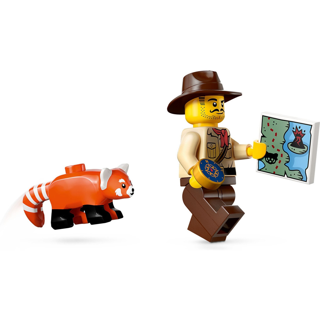 Конструктор LEGO City Квадроцикл для дослідження джунглів Місія Червоної панди (60424) - зображення 5