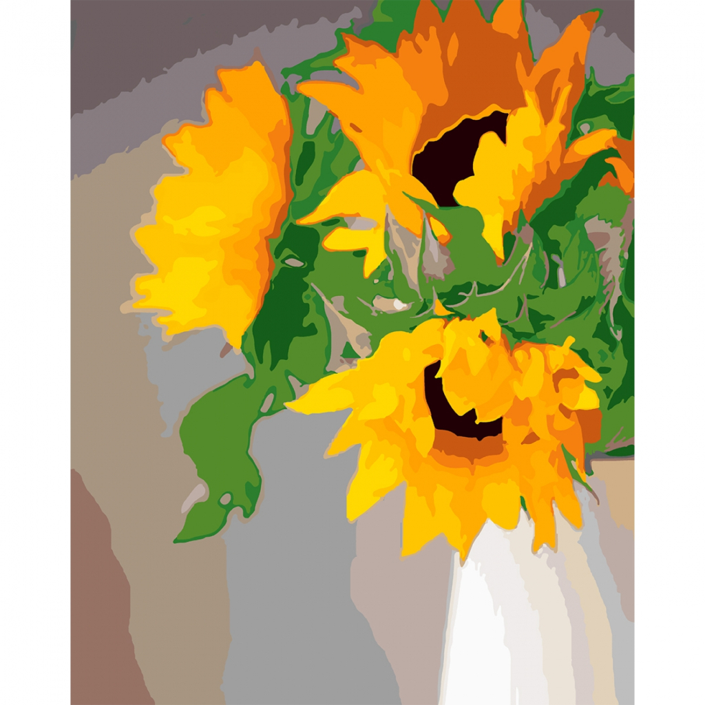 Картина по номерам Santi Соняшники 40*50 см (954270) - зображення 1